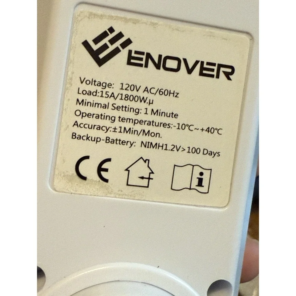 Enover Digital Timer Switch Plug Outlet